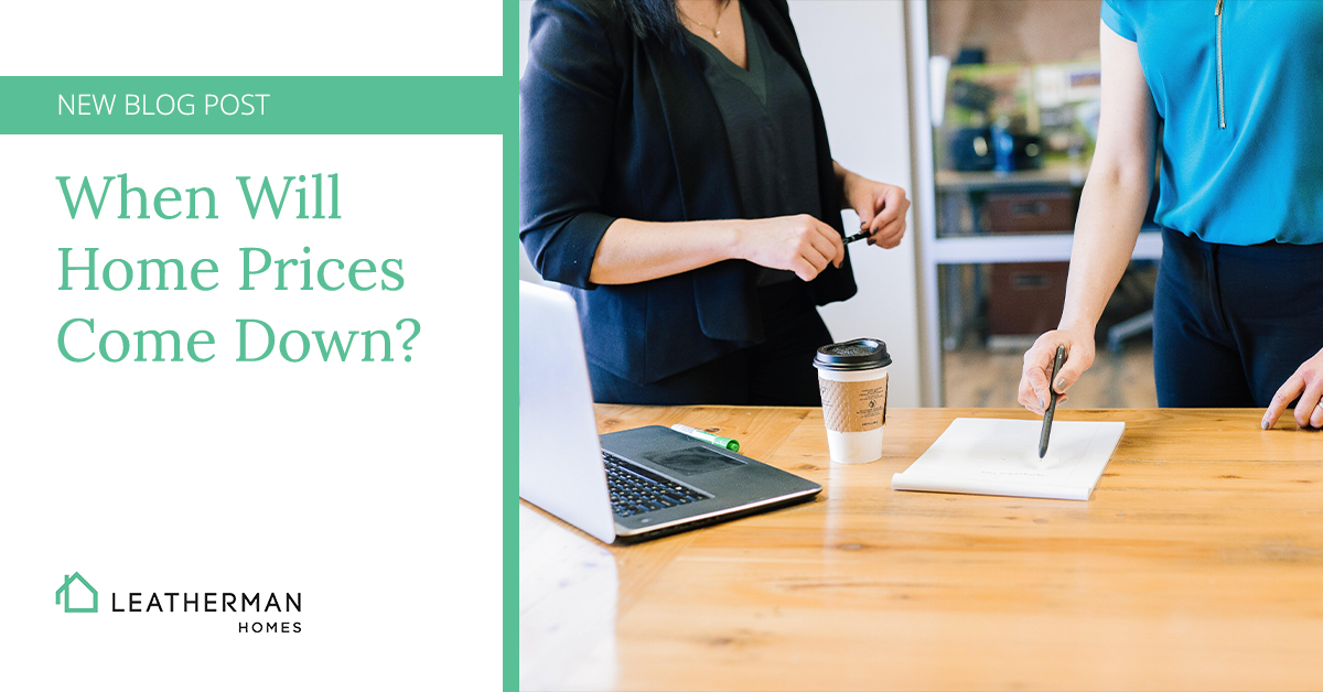 When Will There Be a Drop in Home Prices?