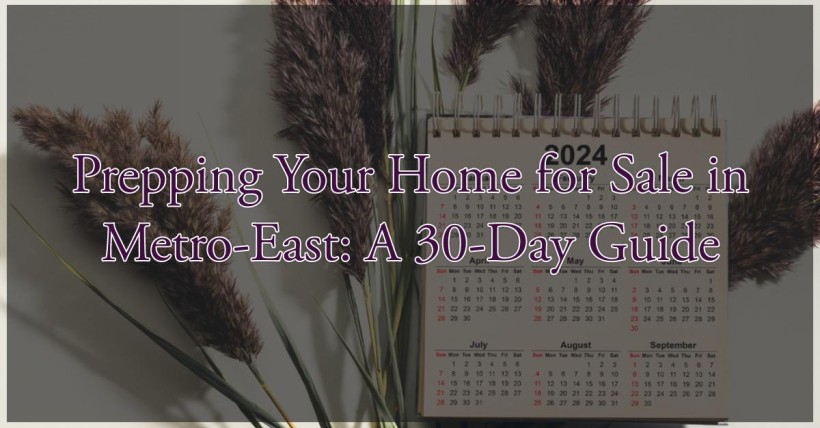 Prepping Your Home for Sale in Metro-East: A 30-Day Guide