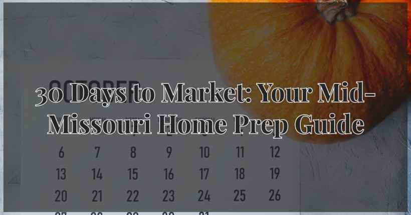 30 Days to Market: Your Mid-Missouri Home Prep Guide