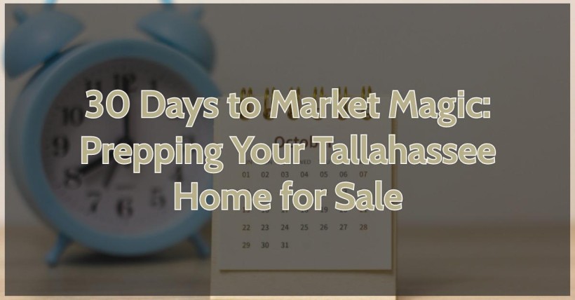 30 Days to Market Magic: Prepping Your Tallahassee Home for Sale