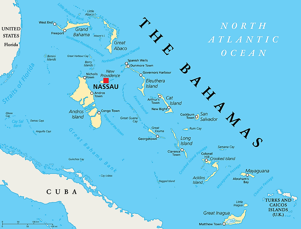 The Bahamas Location, Government & Travel Information 