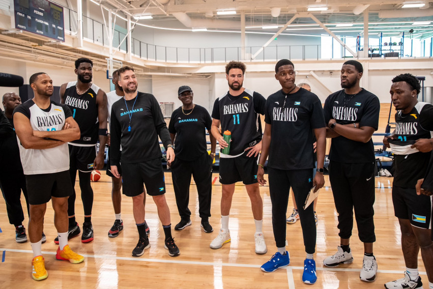  Bahamas Olympic Qualifiers roster: NBA stars pictured in practice