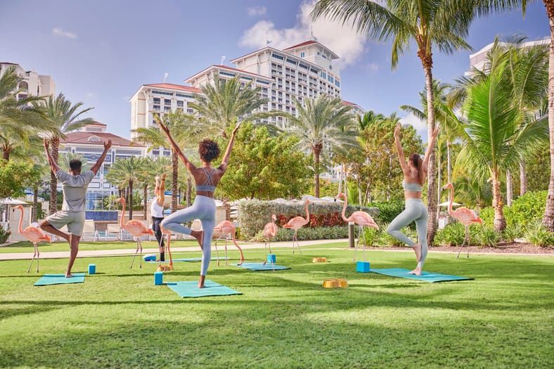 WHY YOU SHOULD TRY FLAMINGO YOGA AT THIS LUXURY BAHAMIAN RESORT