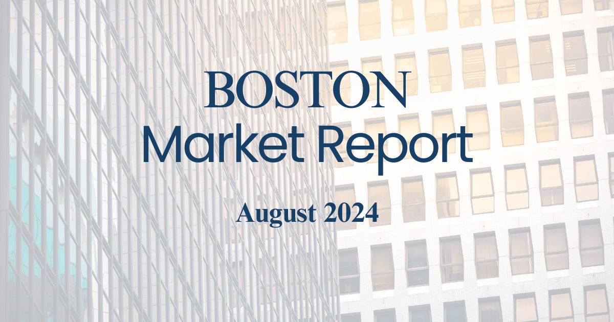 Boston Condo Market Report– August 2024 | The Charles King Group