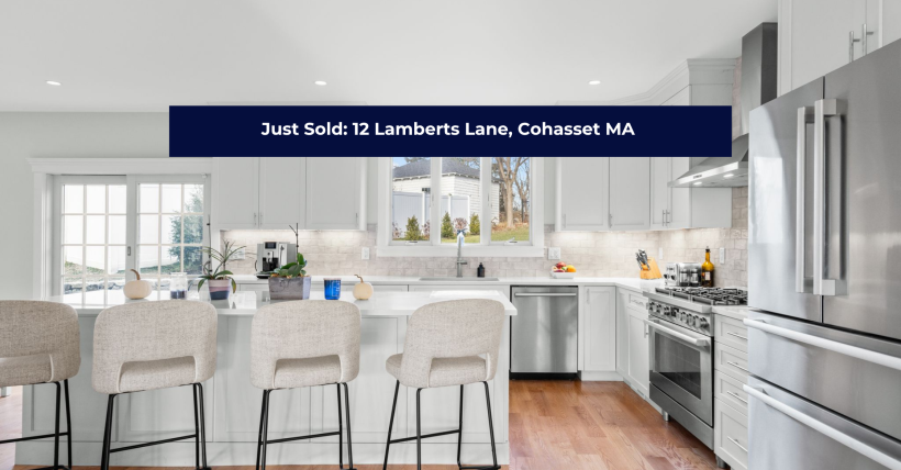 Just Sold: 12 Lamberts Lane, Cohasset MA | $1.42M