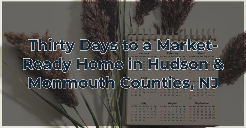 Thirty Days to a Market-Ready Home in Hudson & Monmouth Counties, NJ