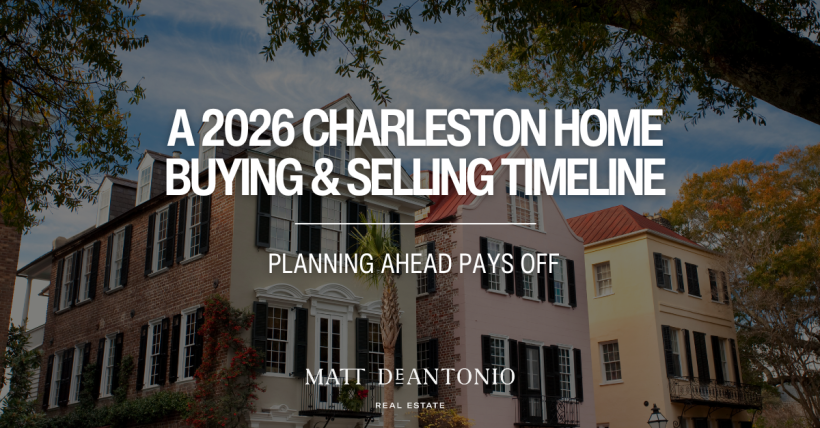 2026 Charleston Home Buying & Selling Timeline | Smart Planning Starts in January