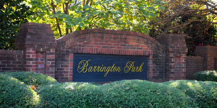 Barrington Park in Greer, SC