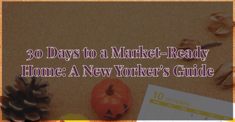 30 Days to a Market-Ready Home: A New Yorker's Guide