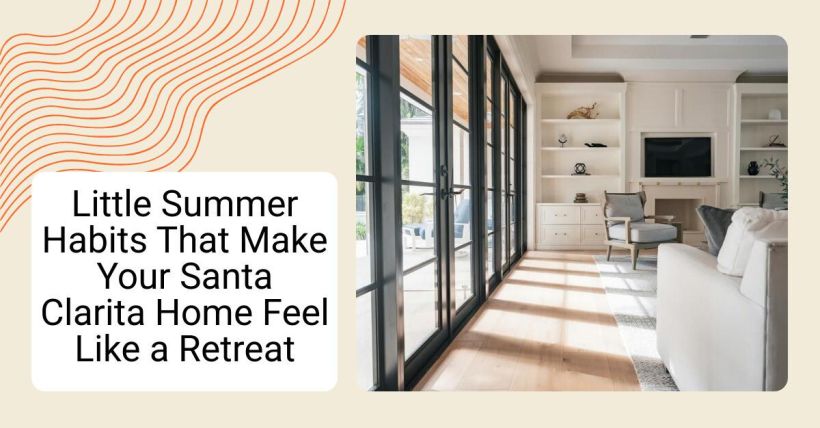 Little Summer Habits That Make Your Santa Clarita Home Feel Like a Retreat