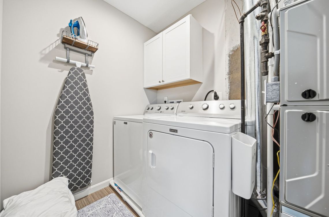 Second floor laundry room