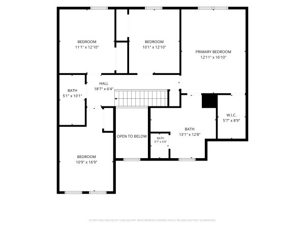 Second Floor floor plan - 3120 Longridge Way