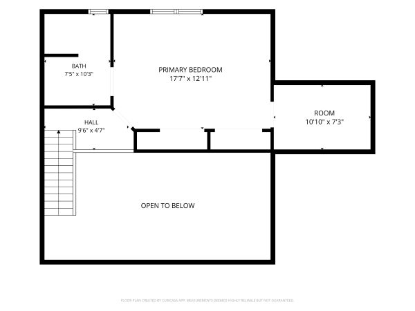 Second floor plan