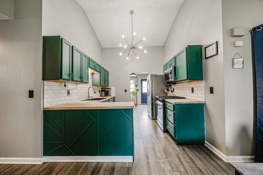 The kitchen does the talking.