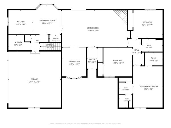 Entry level floor plan