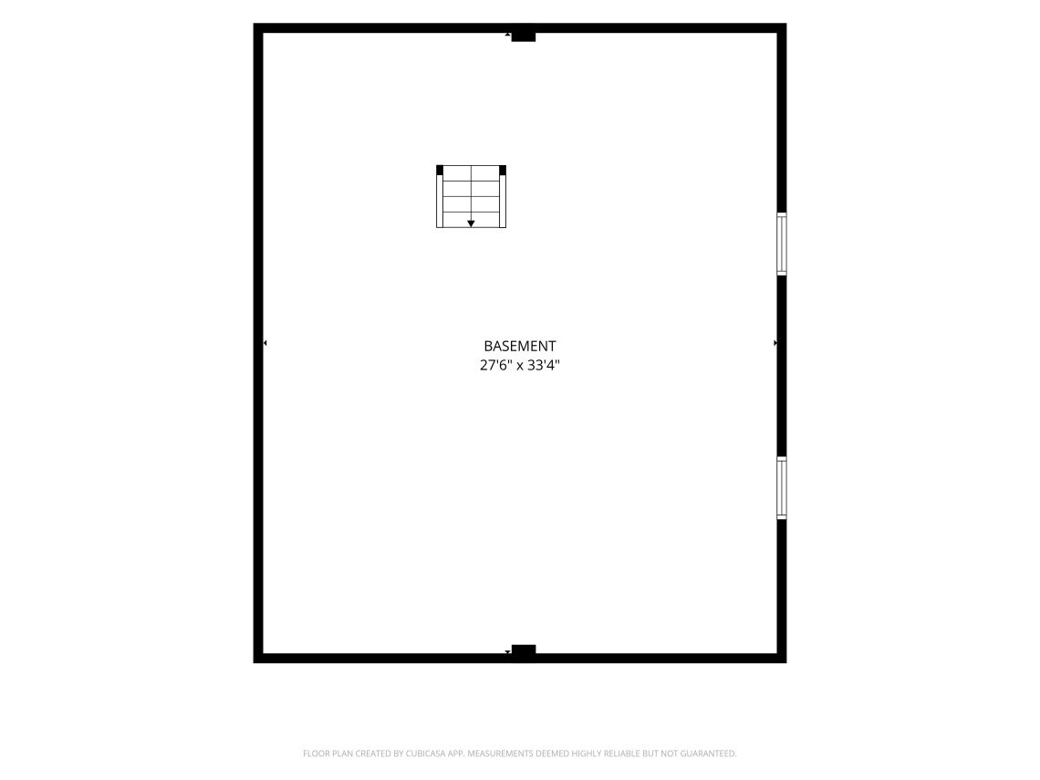 Basement floor plan