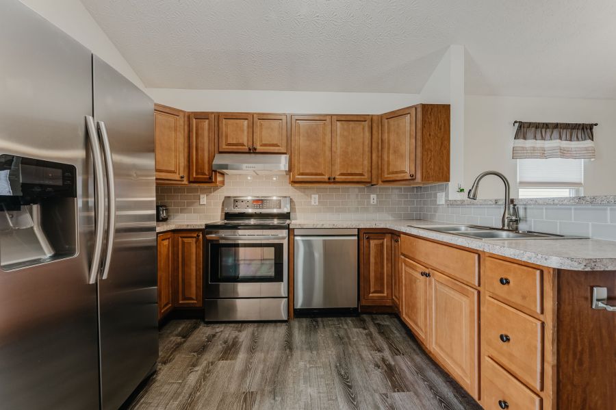 Remodeled kitchen