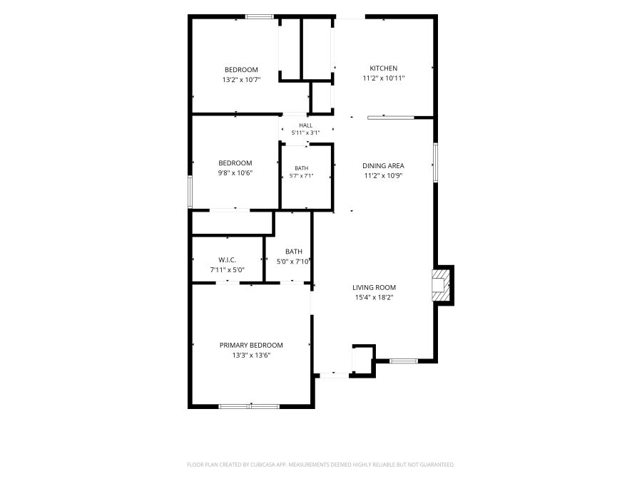 Main level floor plan