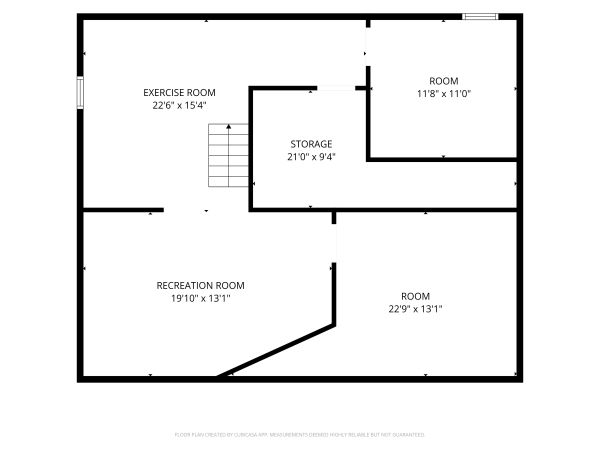 Basement floor plan
