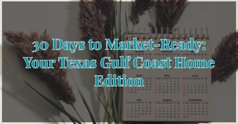 30 Days to Market-Ready: Your Texas Gulf Coast Home Edition