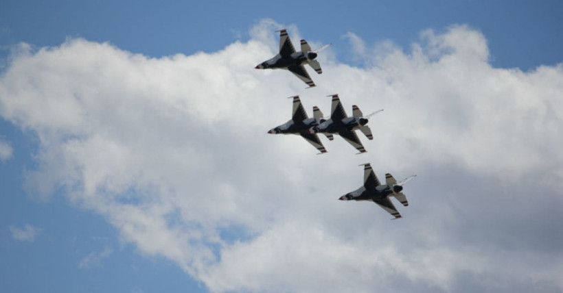 Another one of the coolest things about Colorado Springs - The Thunderbirds Flyovers!