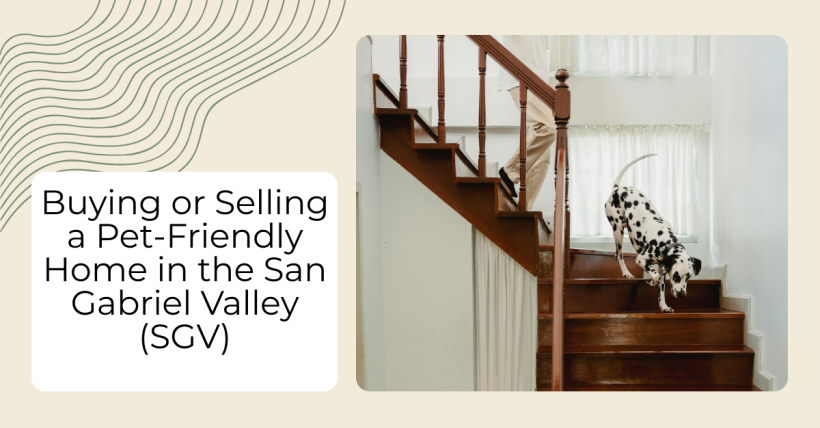 Buying or Selling a Pet-Friendly Home in the San Gabriel Valley