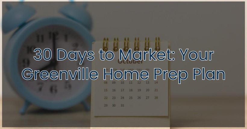 30 Days to Market: Your Greenville Home Prep Plan