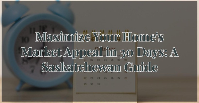 Maximize Your Home's Market Appeal in 30 Days: A Saskatchewan Guide