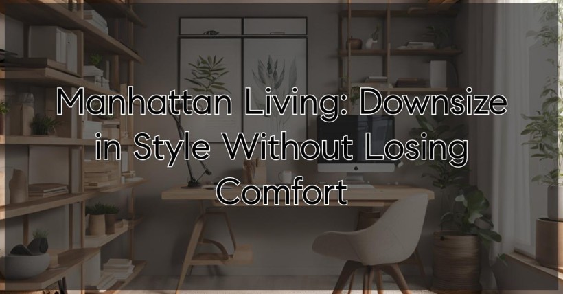 Manhattan Living: Downsize in Style Without Losing Comfort