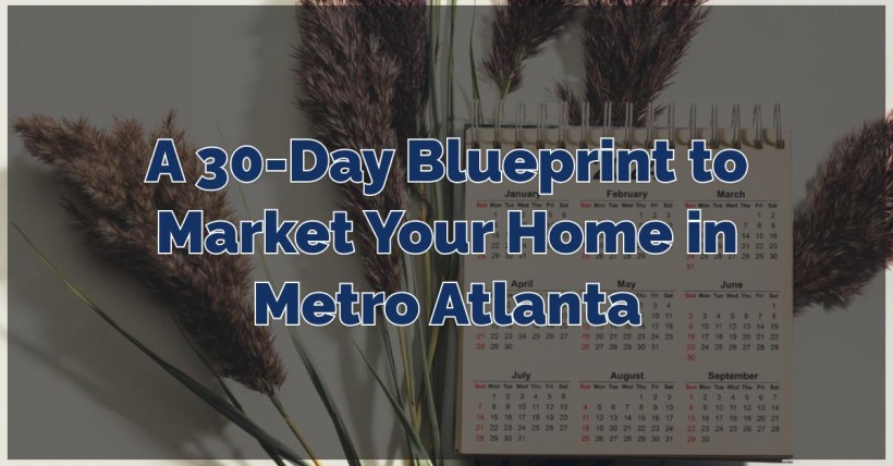 A 30-Day Blueprint to Market Your Home in Metro Atlanta