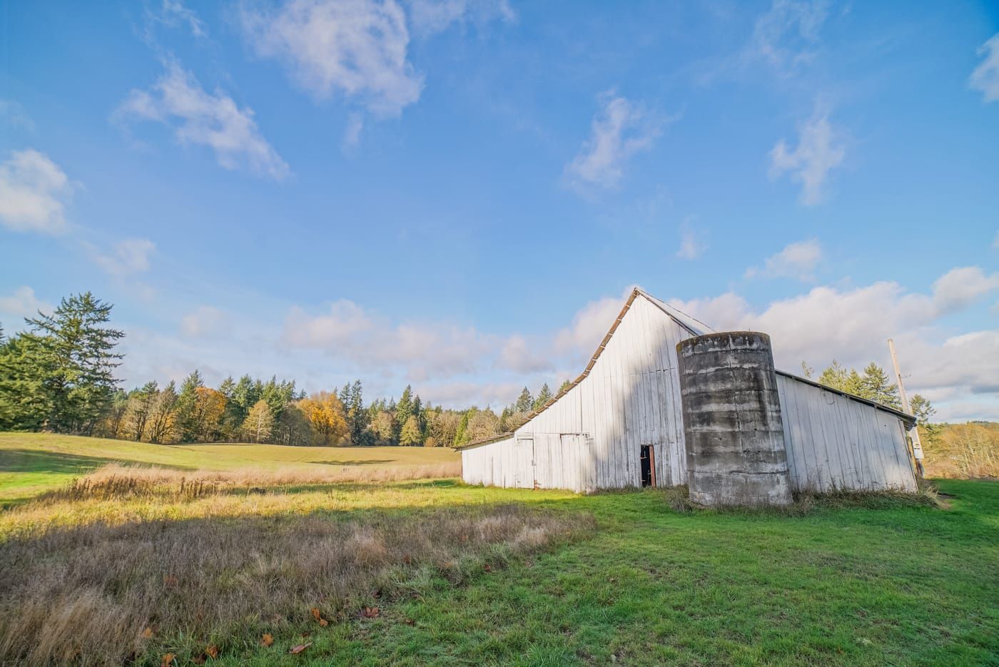 the barn