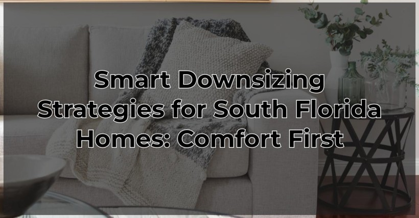 Smart Downsizing Strategies for South Florida Homes: Comfort First