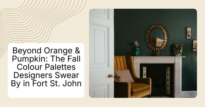 Beyond Orange & Pumpkin: The Fall Colour Palettes Designers Swear By in Fort St. John