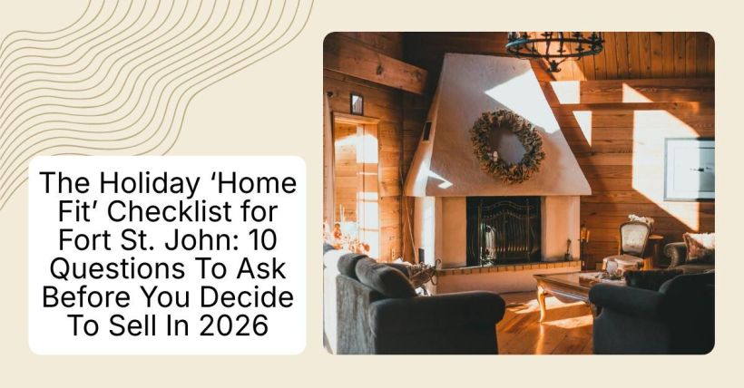 The Holiday ‘Home Fit’ Checklist for Fort St. John: 10 Questions To Ask Before You Decide To Sell In 2026
