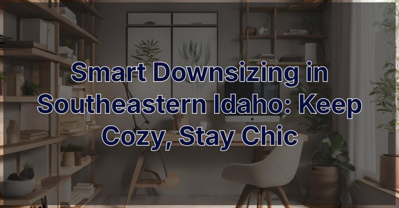 Smart Downsizing in Southeastern Idaho: Keep Cozy, Stay Chic