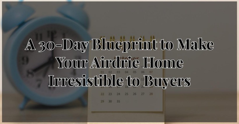 A 30-Day Blueprint to Make Your Airdrie Home Irresistible to Buyers