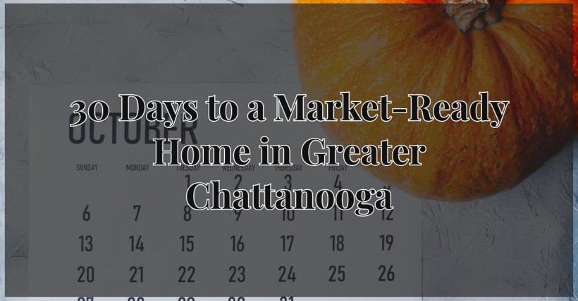 30 Days to a Market-Ready Home in Greater Chattanooga