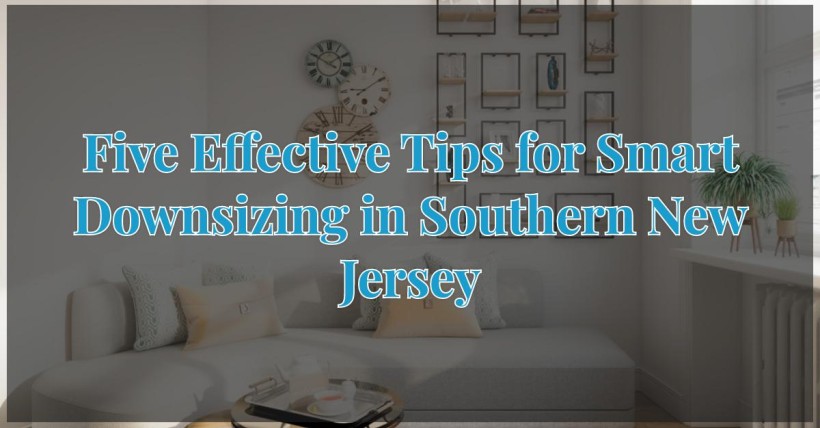 Five Effective Tips for Smart Downsizing in Southern New Jersey