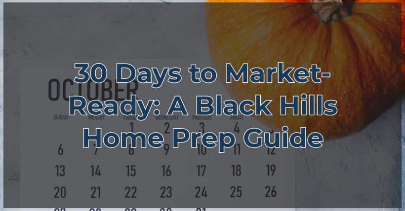 30 Days to Market-Ready: A Black Hills Home Prep Guide