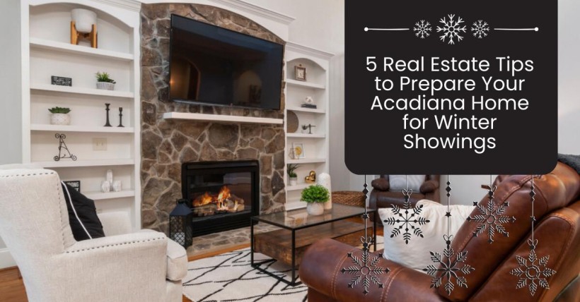 5 Real Estate Tips to Prepare Your Acadiana Home for Winter Showings