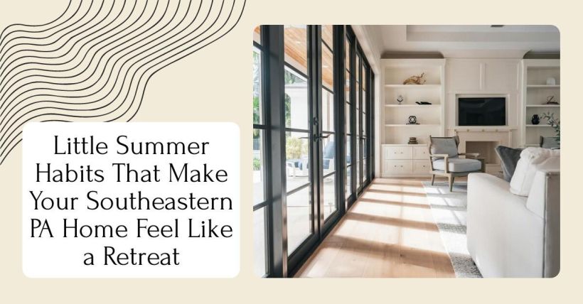 Little Summer Habits That Make Your Southeastern PA Home Feel Like a Retreat