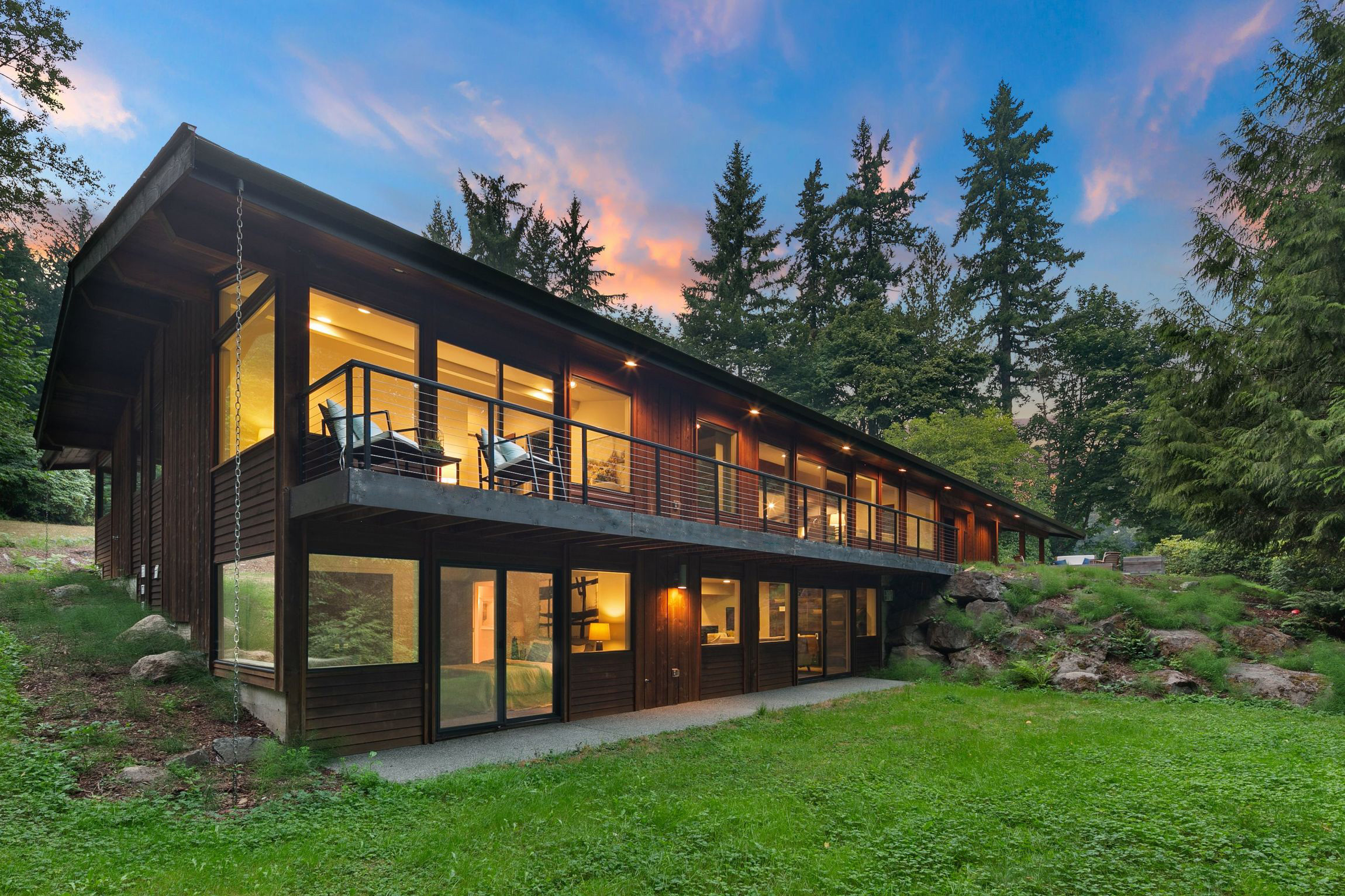 Modern Country Woodinville Home near Cottage Lake on 5 Acres