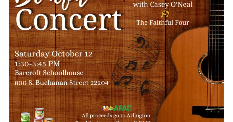 You're Invited:  Benefit Concert October 12