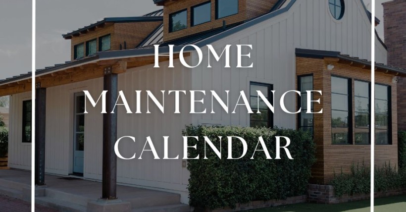 Home Maintenance Calendar