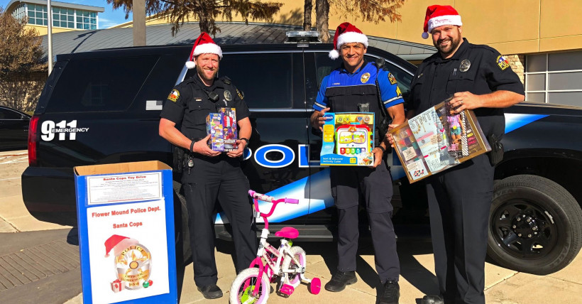 Denton County Giving || Flower Mound's Santa Cops Program