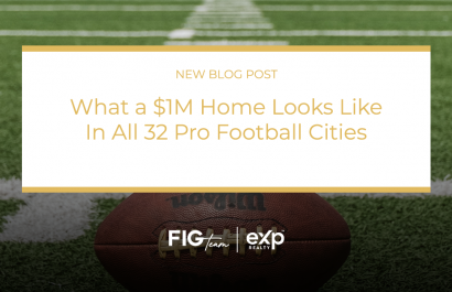 What a $1M Home Looks Like In All 32 Pro Football Cities