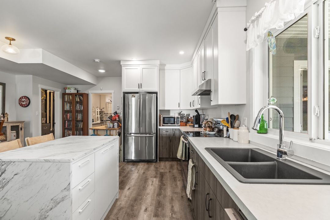 Kitchen in the lower-level space