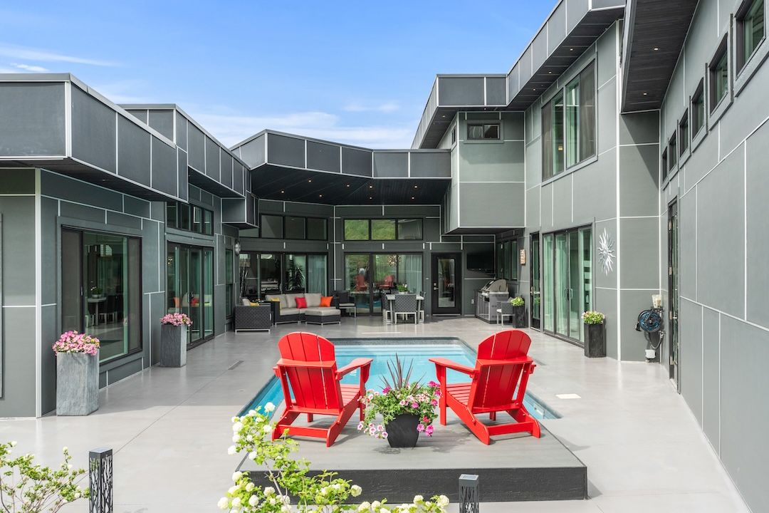 Courtyard from the back