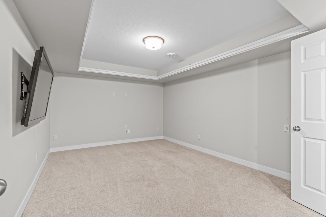 Front entrance and walkway to the basement-level entry