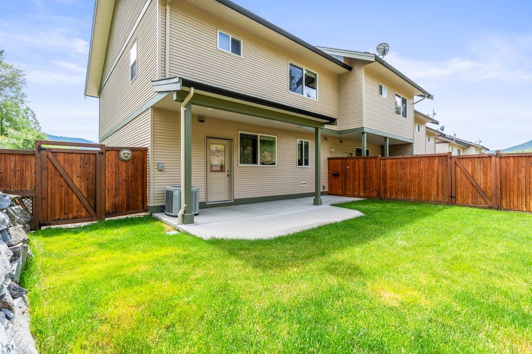 Yard area off the kitchen door, ideal for pets and BBQs